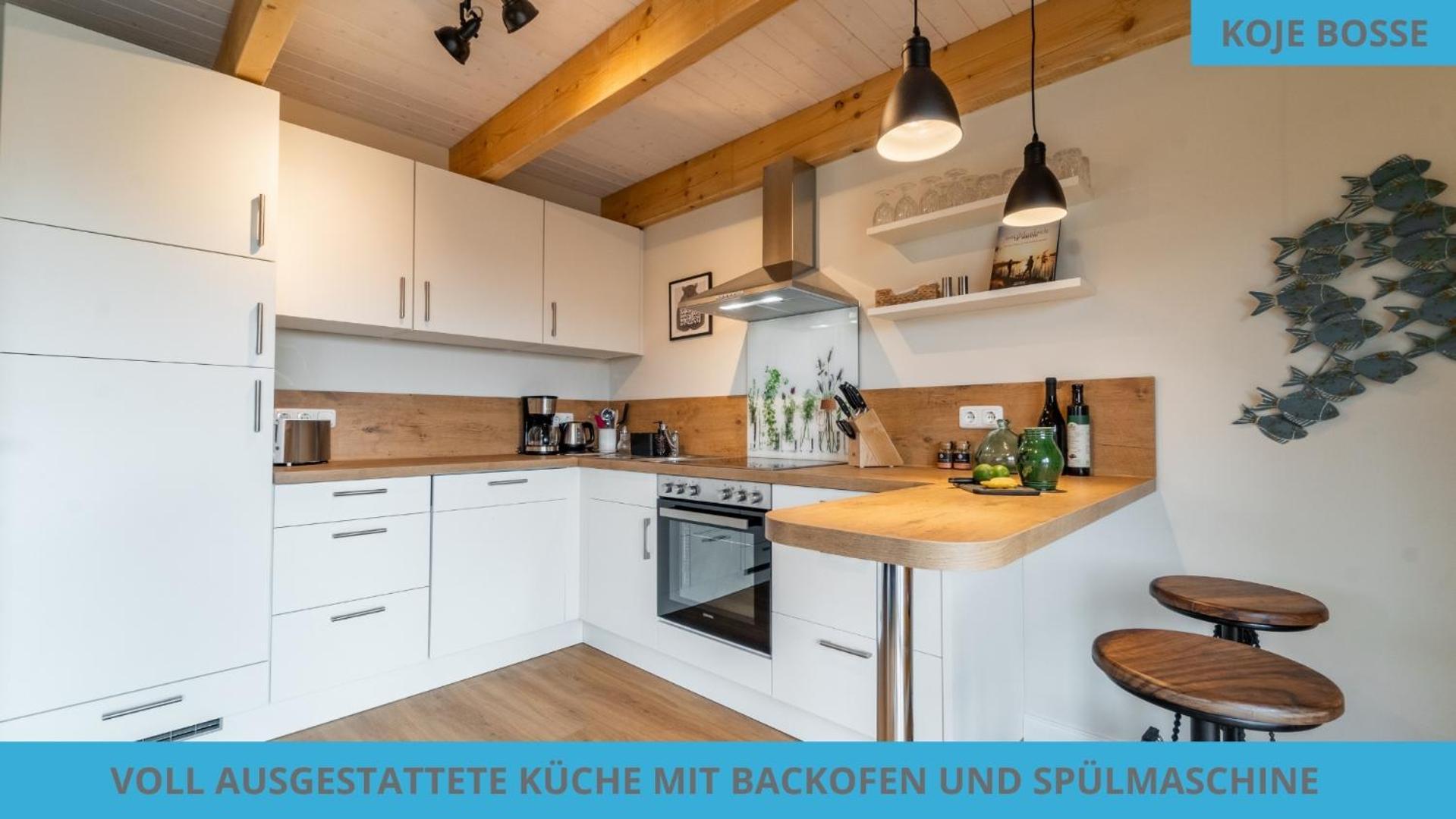 Kuestenkojen Mit 4 Ferienwohnungen Fuer 1 Bis 8 Pers Mit Diversen Schlafzimmern, Garten Oder Balkon ビューズム エクステリア 写真