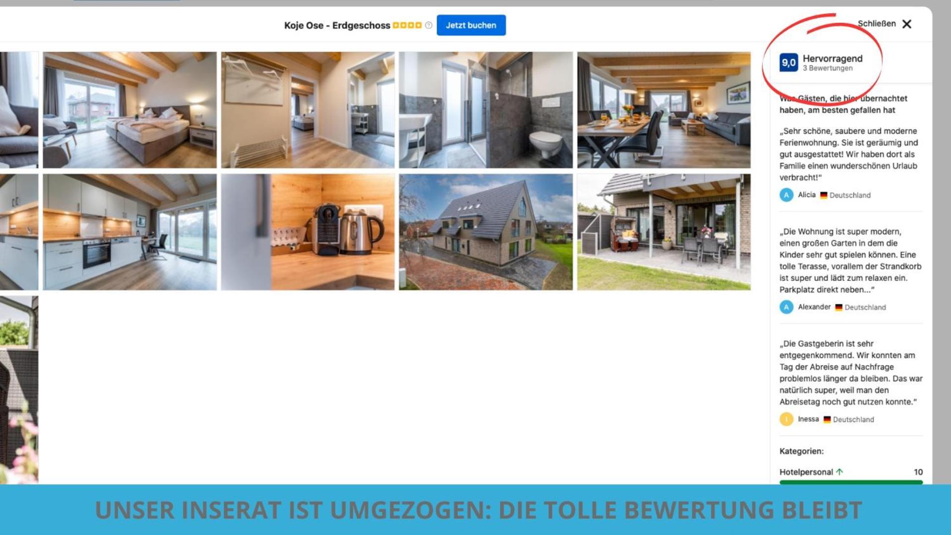 Kuestenkojen Mit 4 Ferienwohnungen Fuer 1 Bis 8 Pers Mit Diversen Schlafzimmern, Garten Oder Balkon ビューズム エクステリア 写真