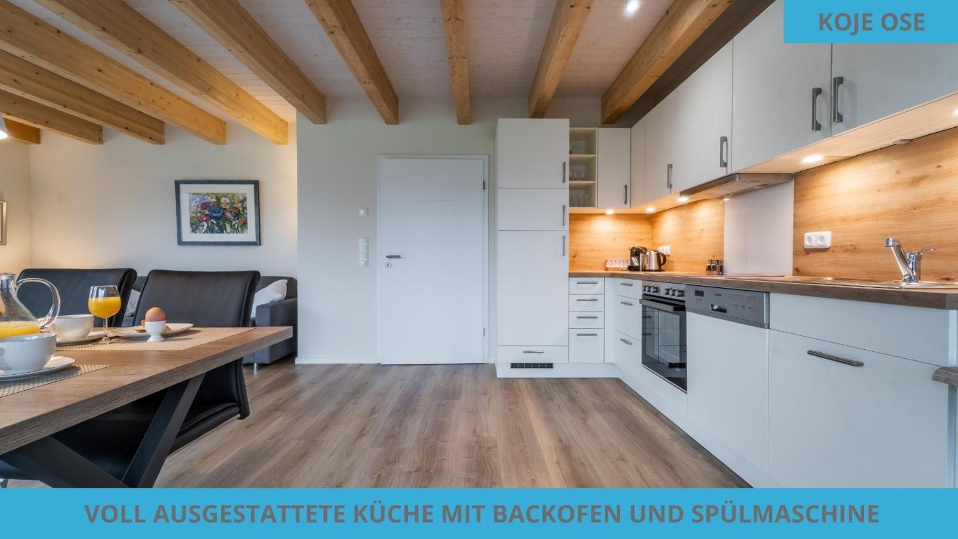 Kuestenkojen Mit 4 Ferienwohnungen Fuer 1 Bis 8 Pers Mit Diversen Schlafzimmern, Garten Oder Balkon ビューズム エクステリア 写真