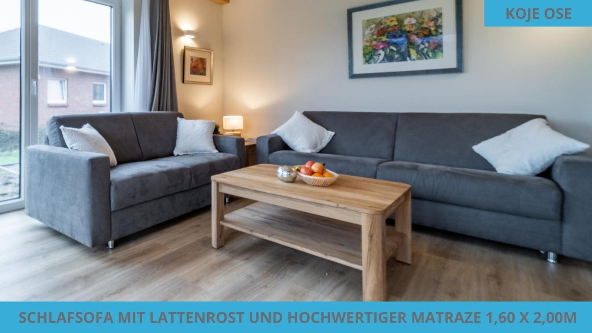Kuestenkojen Mit 4 Ferienwohnungen Fuer 1 Bis 8 Pers Mit Diversen Schlafzimmern, Garten Oder Balkon ビューズム エクステリア 写真