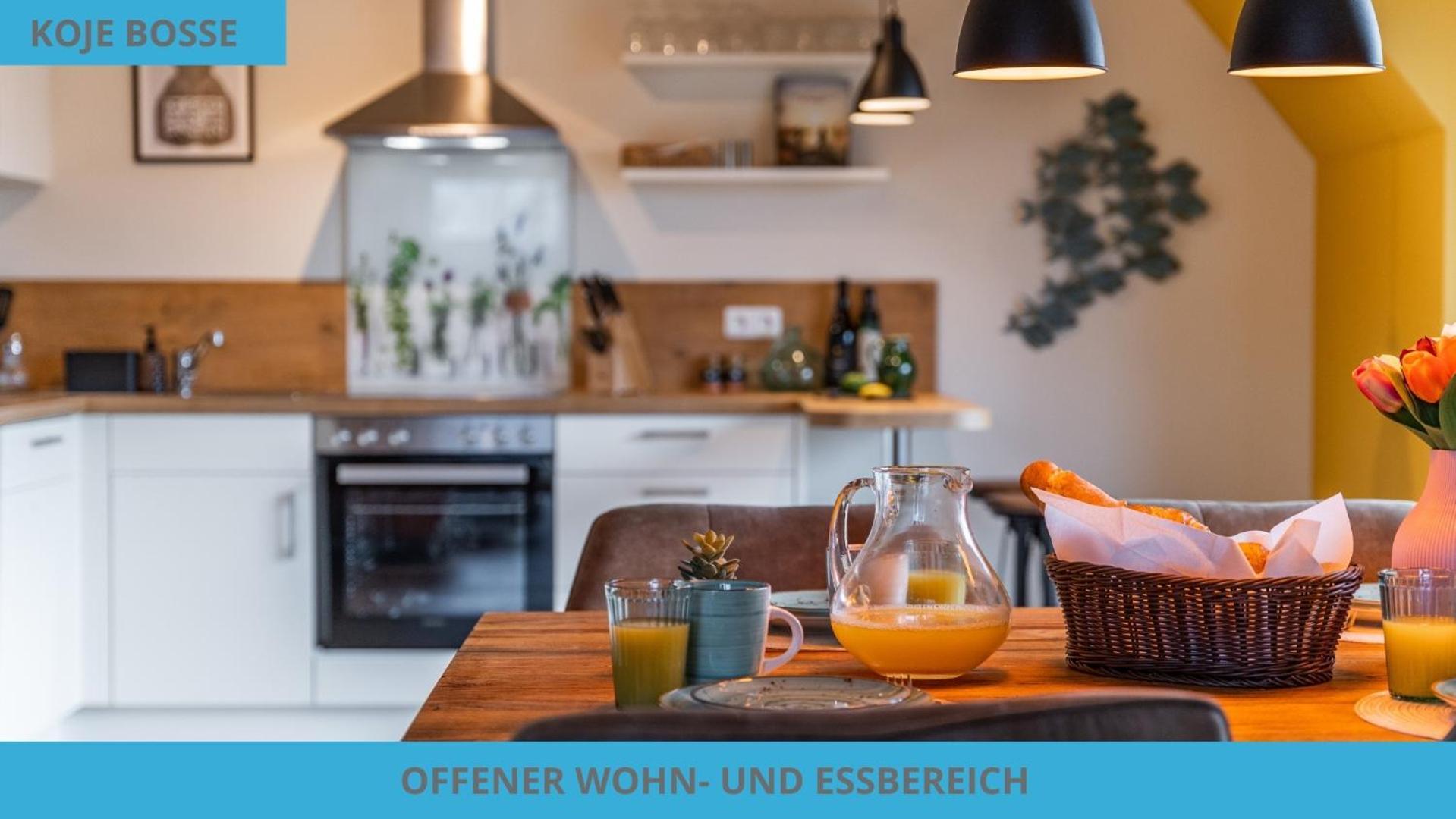 Kuestenkojen Mit 4 Ferienwohnungen Fuer 1 Bis 8 Pers Mit Diversen Schlafzimmern, Garten Oder Balkon ビューズム エクステリア 写真