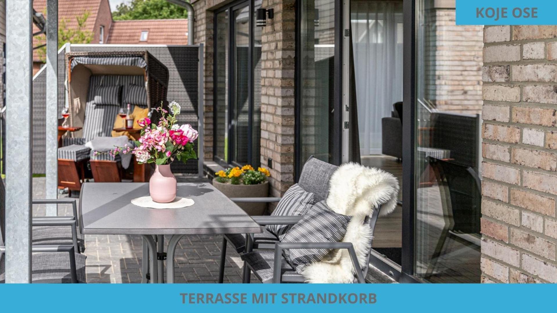 Kuestenkojen Mit 4 Ferienwohnungen Fuer 1 Bis 8 Pers Mit Diversen Schlafzimmern, Garten Oder Balkon ビューズム エクステリア 写真